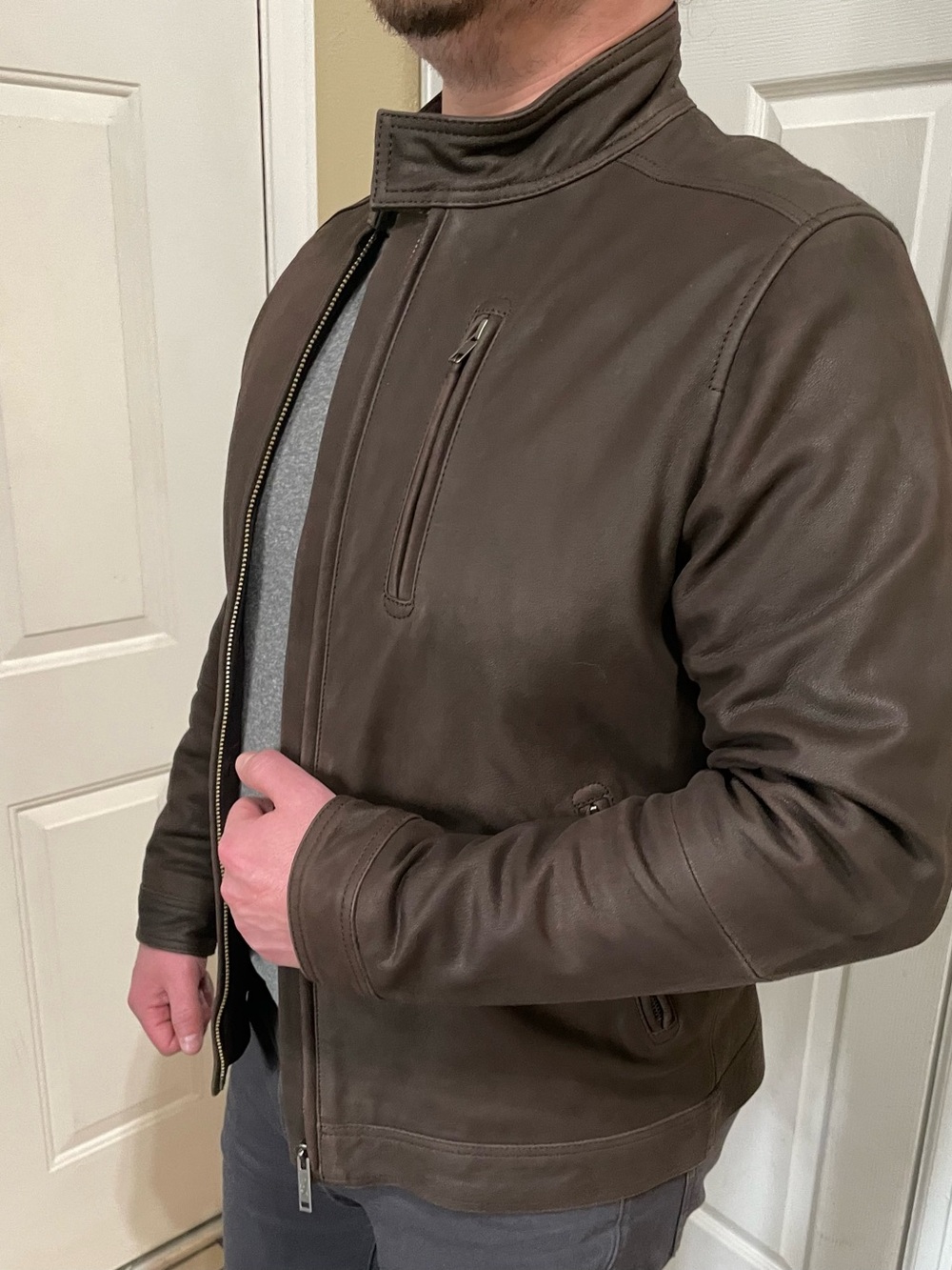 Rodd & Gunn Westhaven Leather Jacket ✨Never Worn✨